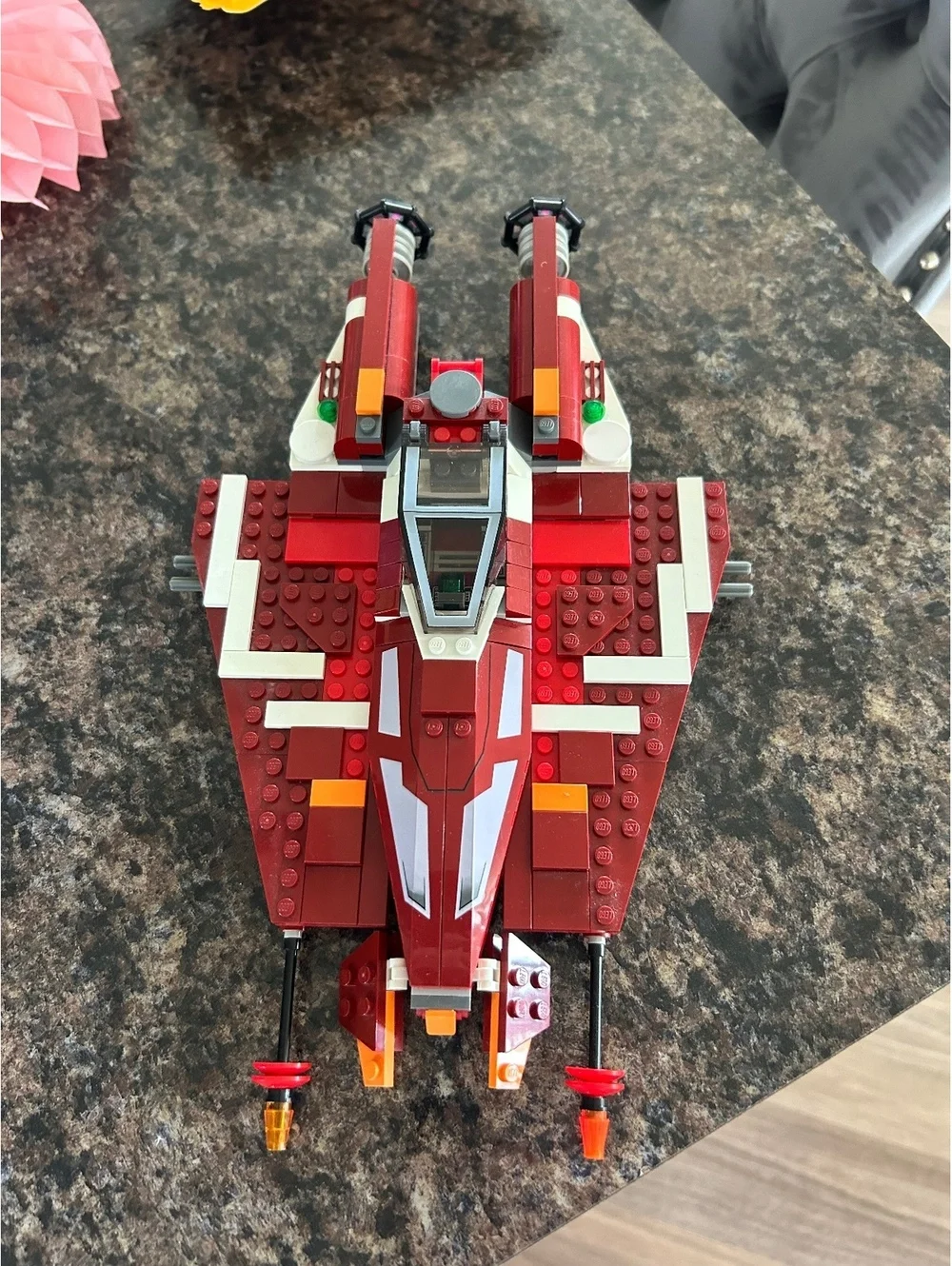 LEGO Star Wars 9497 Republic Striker 95% complete w/instructions. No Minifigs